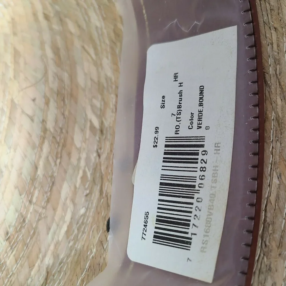 Mint Mens Resistol Genuine Mexican Palm Leaf Cowboy Straw Hat 7